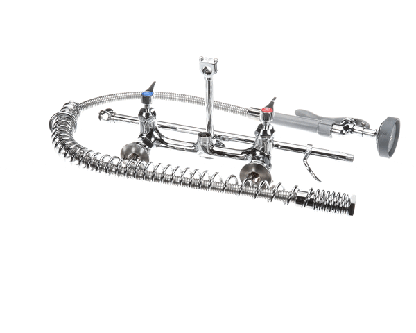 T&S Brass B-0133-Cr-B Pre-Rinse, Easyinstall, 8 Wall Mount Fau (TSB-0133-CR-B)