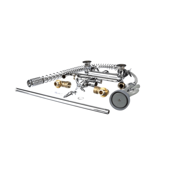 T&S Brass B-0287 Big-Flo Pre-Rinse Unit: 8 Wall Mount, 12 (TSB-0287)