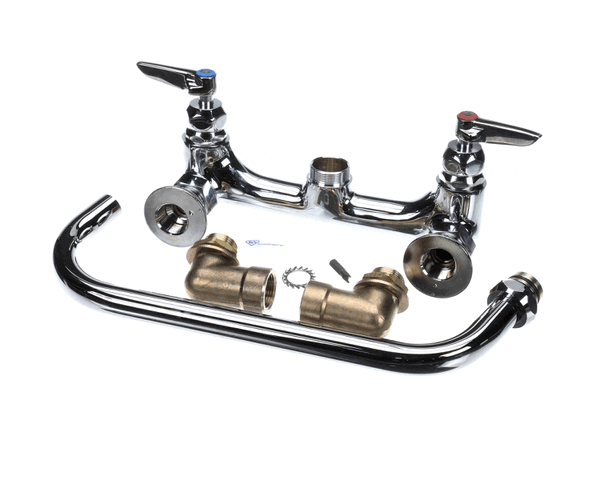 T&S Brass B-0290-Prison Big-Flo Mixing Faucet, Wall Mount, 8 Cen (TSB-0290-PRISON)