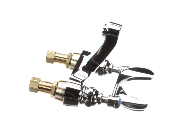 T&S Brass B-0890 Lavatory Faucet, 4 Deck Mount, Cast Spou (TSB-0890)
