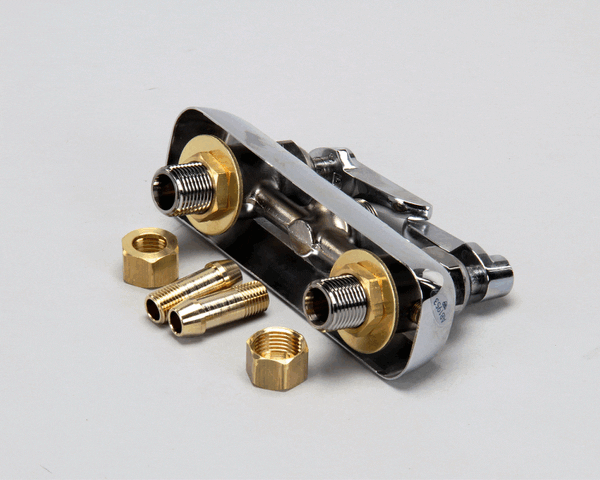 T&S Brass B-1110-Ln Workboard Faucet, Deck Mount, 4 Centers, (TSB-1110-LN)