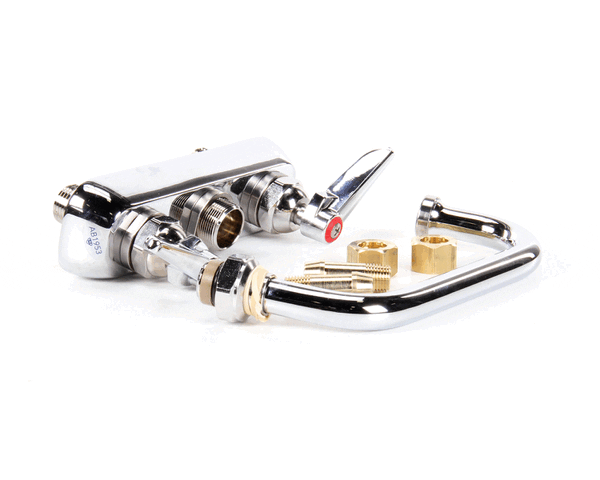 T&S Brass B-1110 Workboard Faucet, Deck Mount, 4 Centers, (TSB-1110)
