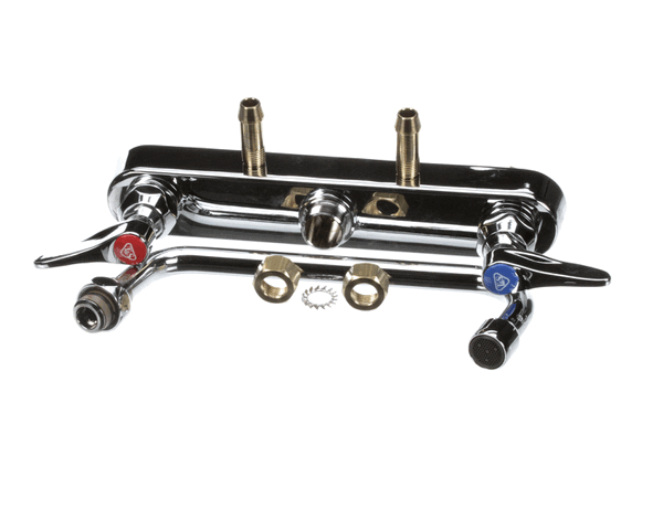 T&S Brass B-1121 Workboard Faucet, Deck Mount, 8 Centers, (TSB-1121)
