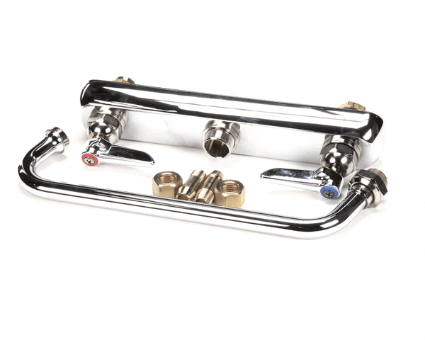 T&S Brass B-1122 Workboard Faucet, Deck Mount, 8 Centers, (TSB-1122)