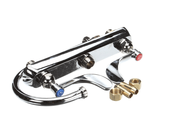 T&S Brass B-1142-04 8C/C Deck Mount Workboard Faucet,4Wrist (TSB-1142-04)