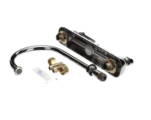 T&S Brass B-1142 Workboard Faucet, Deck Mount, 8 Centers, (TSB-1142)