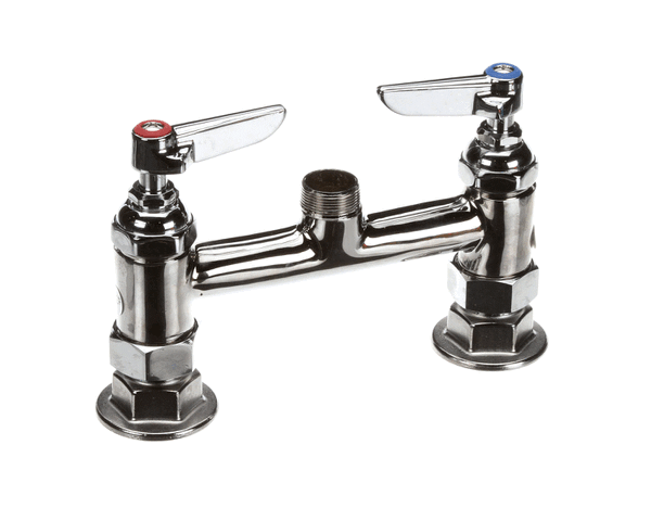 T&S Brass B-2245-Ln Swivel Base Faucet, Deck Mount, 6 Center (TSB-2245-LN)