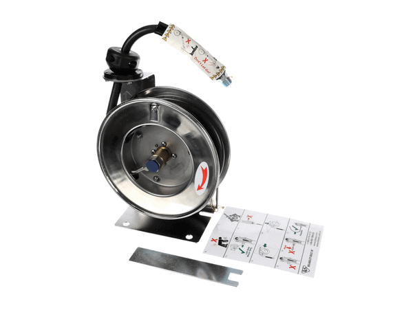 T&S Brass B-7102 Hose Reel, 3/8 Id X 12' Hose, Open, Stai (TSB-7102)