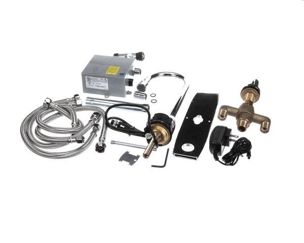 T&S Brass Ec-3100-Smt8V05 Chekpoint Elec Faucet, Deck Mt, Gn, Side (TSEC-3100-SMT8V05)