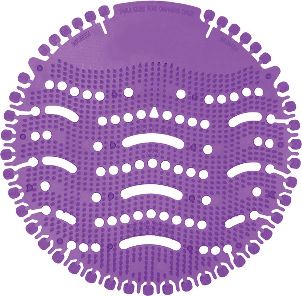 Hospeco® UltraAir® Deodorizing Urinal Screen, Purple Lavender, Box of 10 (HOSULTRA-PC)