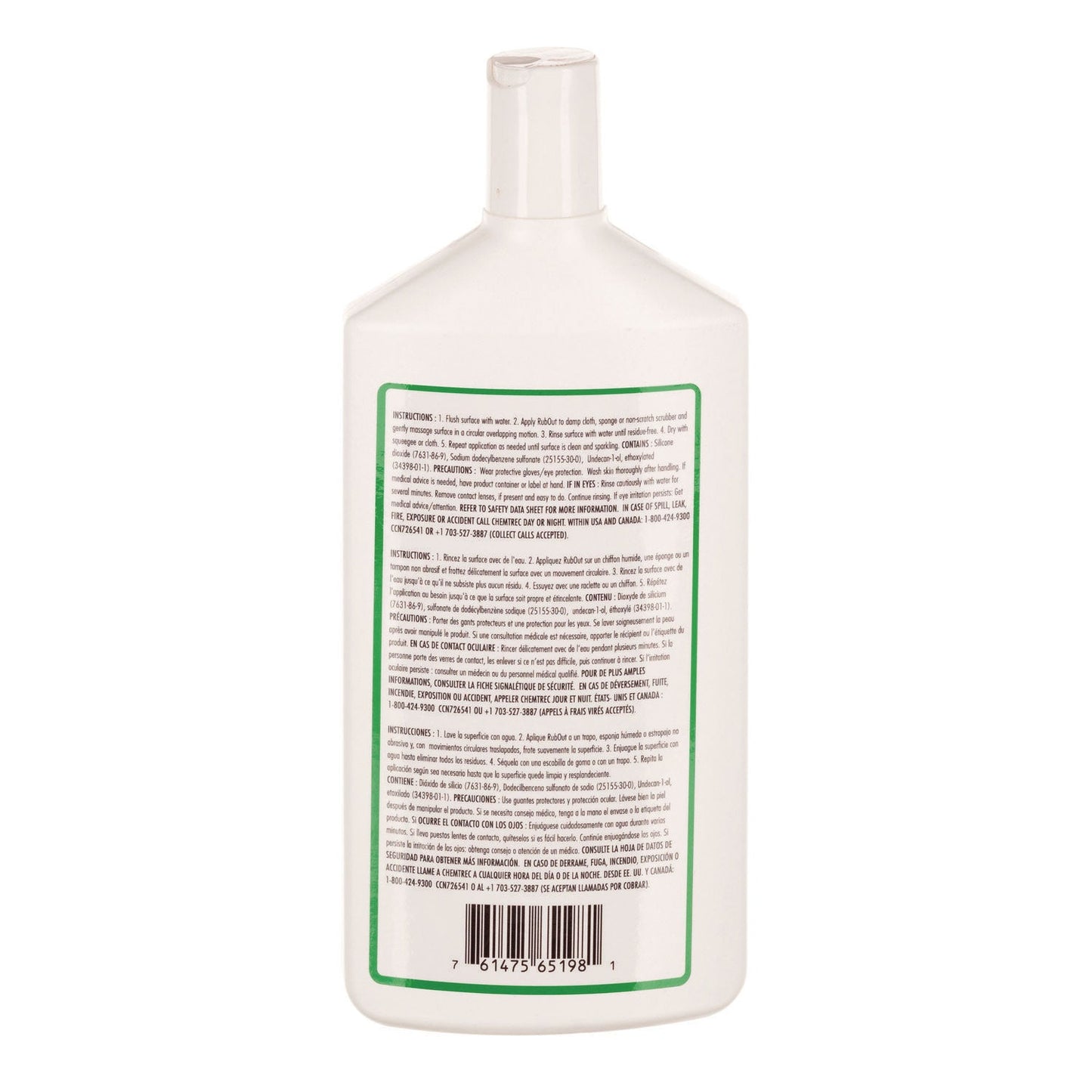 Unger RubOut Glass Cleaner, 16 oz Bottle (UNGRUB50EA)