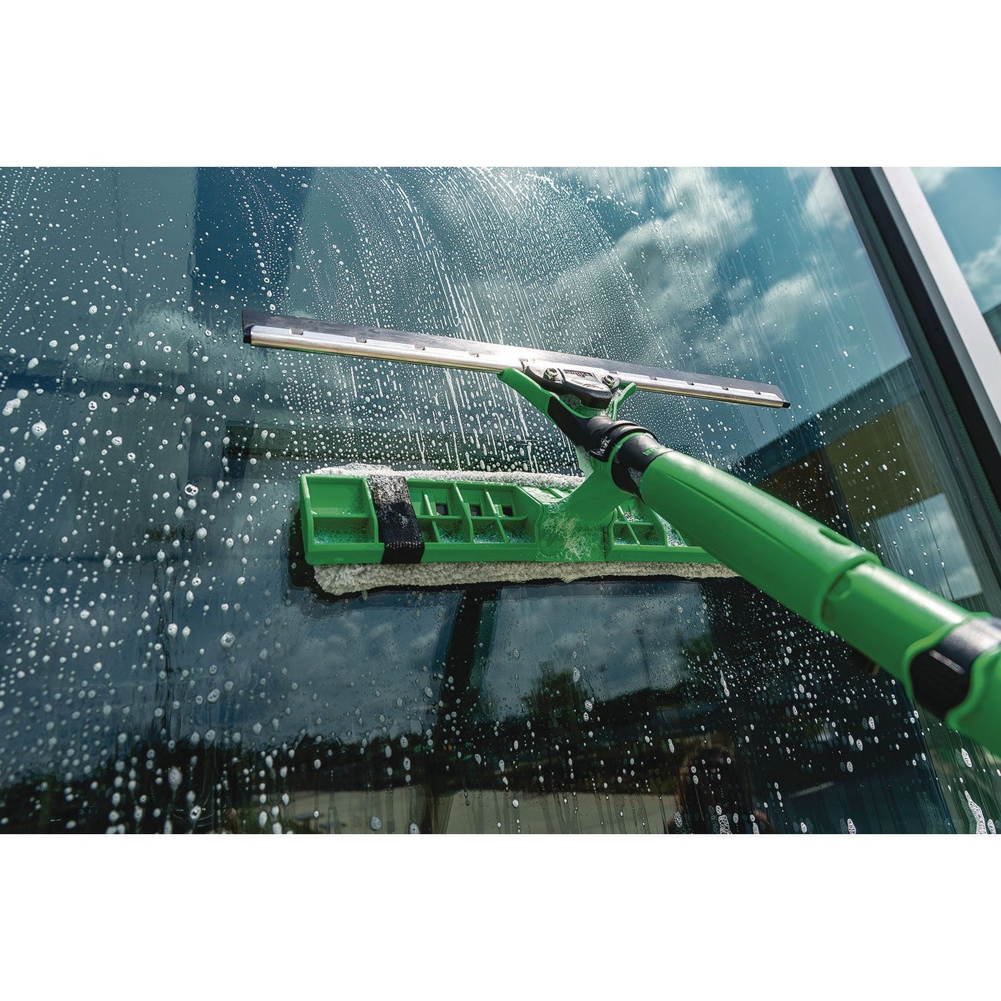 Unger VisaVersa Pro Microfiber Replacement Pad, 14", Light Gray, 10/Carton (UNGVEP35)