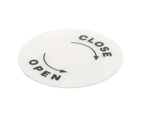 Univex 4400518 Label, Open/Close Bc18 (UNI4400518)