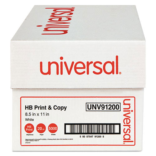 Universal Multipurpose Paper, 95-96 Bright, 20 Lb, 8 1/2 X 11, White, 40 Cartons/pallet (UNV91200PLT)