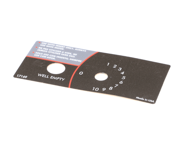 Vollrath 17169-1 Label Control (VOL17169-1)