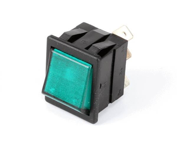 Wilbur Curtis 3375000107 Switch, Brew (Green) 120V Neon (WCWC-122)