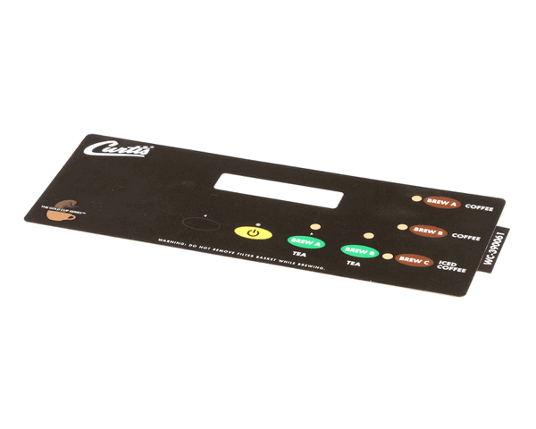 Wilbur Curtis 3375001565 Label, Ucm Overlay Cbhs Curtis (WCWC-390061)