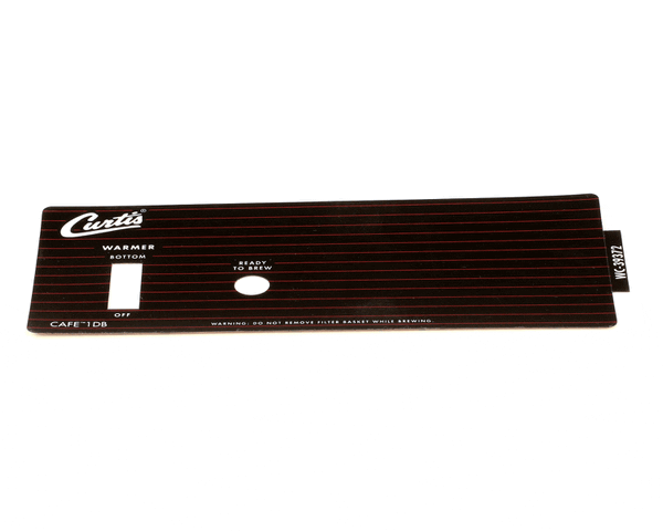 Wilbur Curtis 3375000729 Label, Sw Panel Caf 1 Curtis (WCWC-39372)