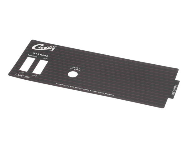 Wilbur Curtis 3375000730 Label, Sw Panel Caf 2 Curtis (WCWC-39373)
