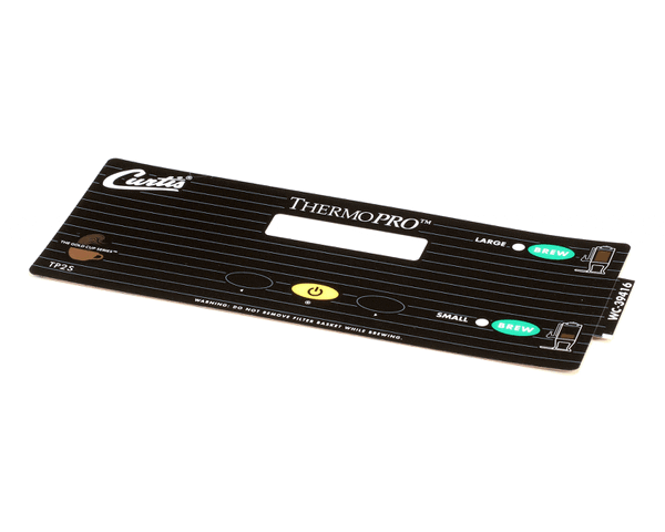 Wilbur Curtis 3375000791 Label, Ucm Overlay Single 2-Ba (WCWC-39416)