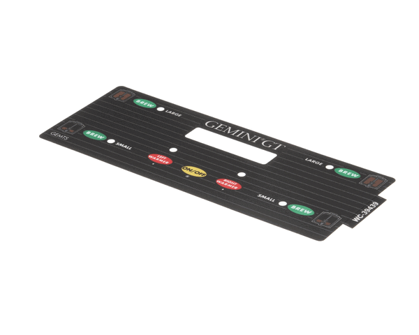 Wilbur Curtis 3375000814 Label, Ucm Overlay Gemts Twin (WCWC-39439)