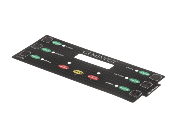 Wilbur Curtis 3375000815 Label, Ucm Overlay Gemts Twin (WCWC-39440)