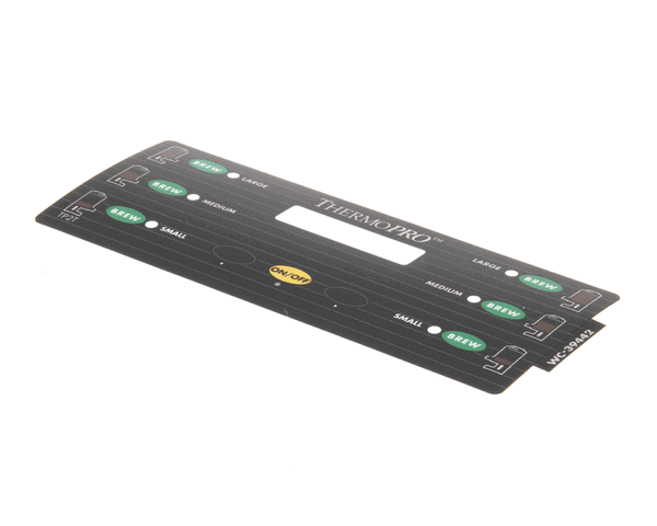 Wilbur Curtis 3375000817 Label, Ucm Overlay Tp2T Twin 3 (WCWC-39442)