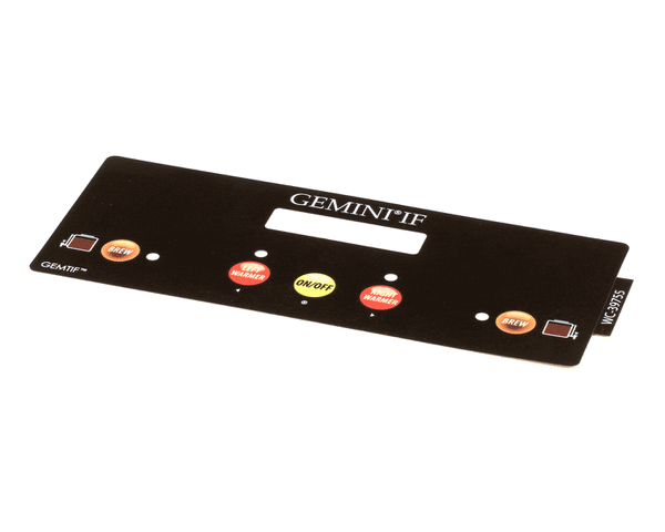 Wilbur Curtis 3375001214 Label, Ucm Overlay Panel 1-Bat (WCWC-39755)