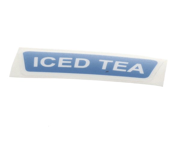 Wilbur Curtis 3375000509 Label, Ice Tea For Wc-3320 (WCWC-3992)