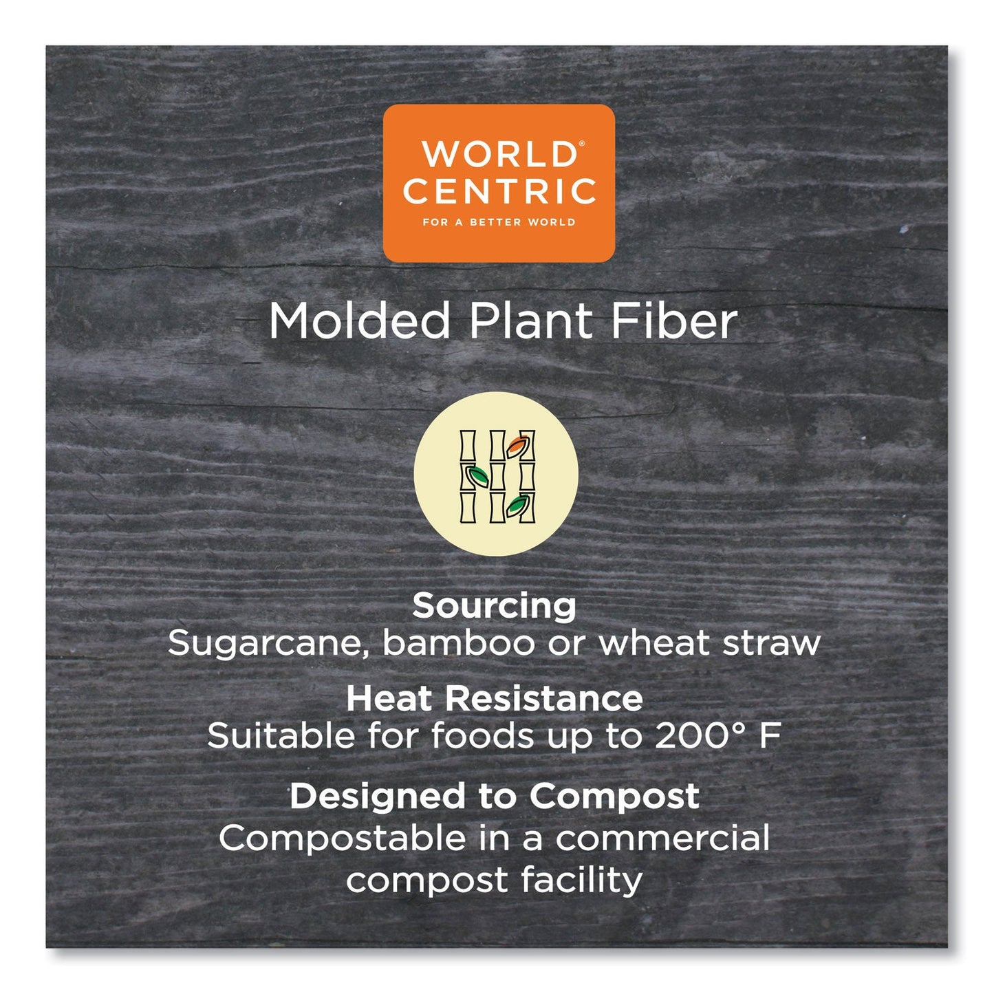 World Centric Fiber Lids for Bowls, 4.7" dia, Paper, 500/Carton (WORBBLSC12NLF)