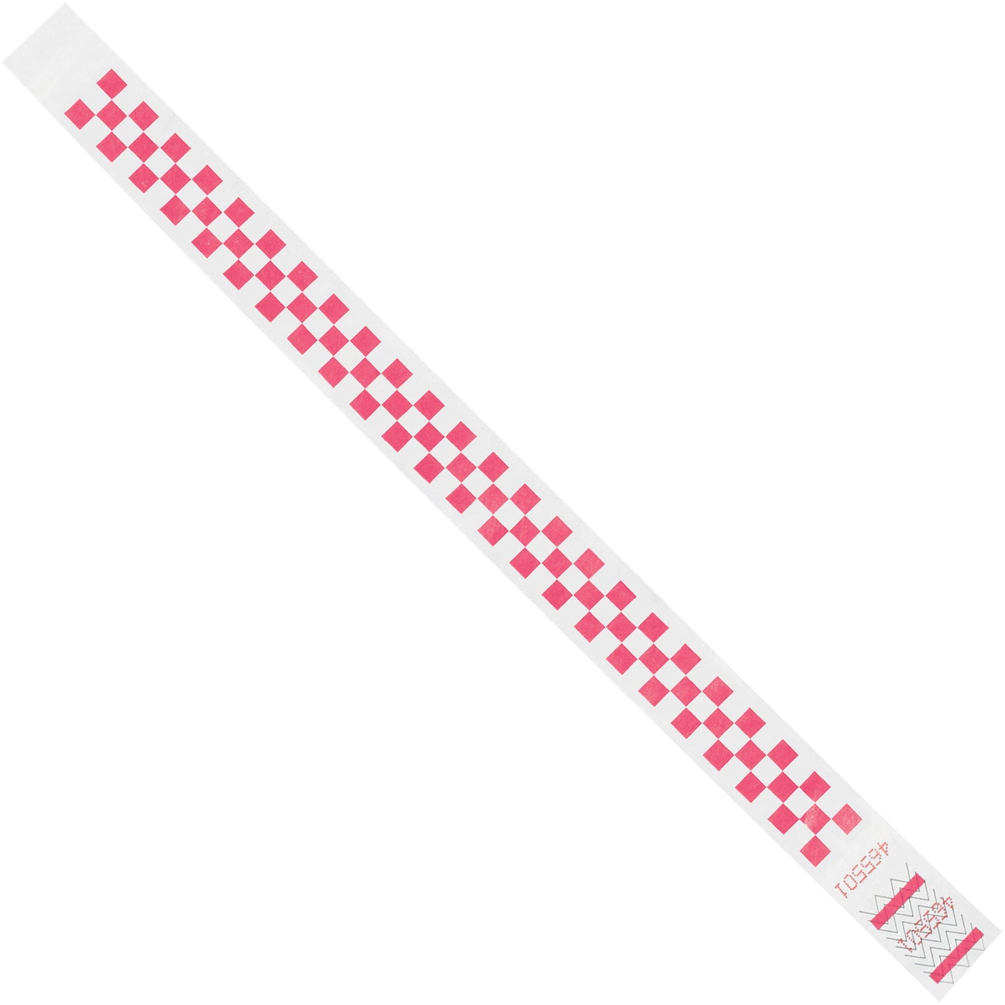 tyvek-r-3-4-x-10-pink-checkerboard-tyvek-r-wristbands-wr103pk_1