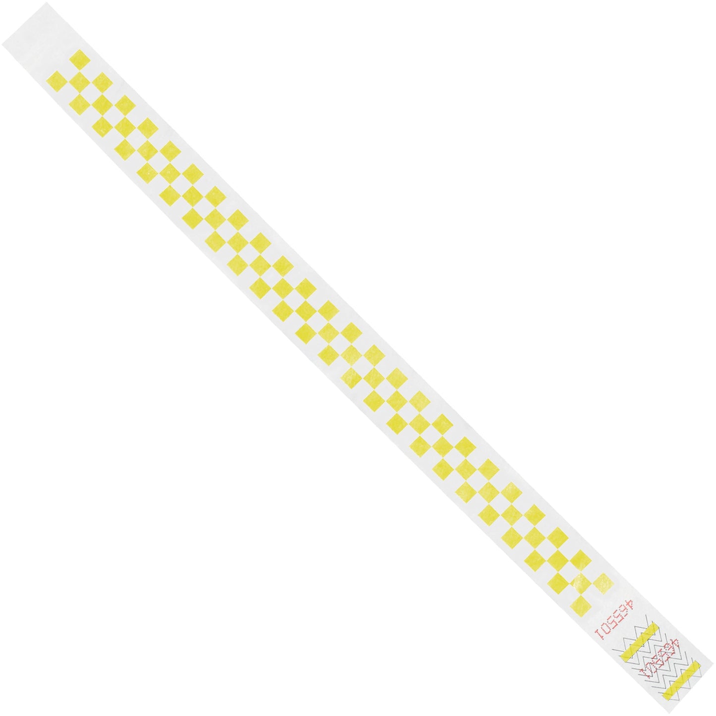 tyvek-r-3-4-x-10-yellow-checkerboard-tyvek-r-wristbands-wr103ye_1