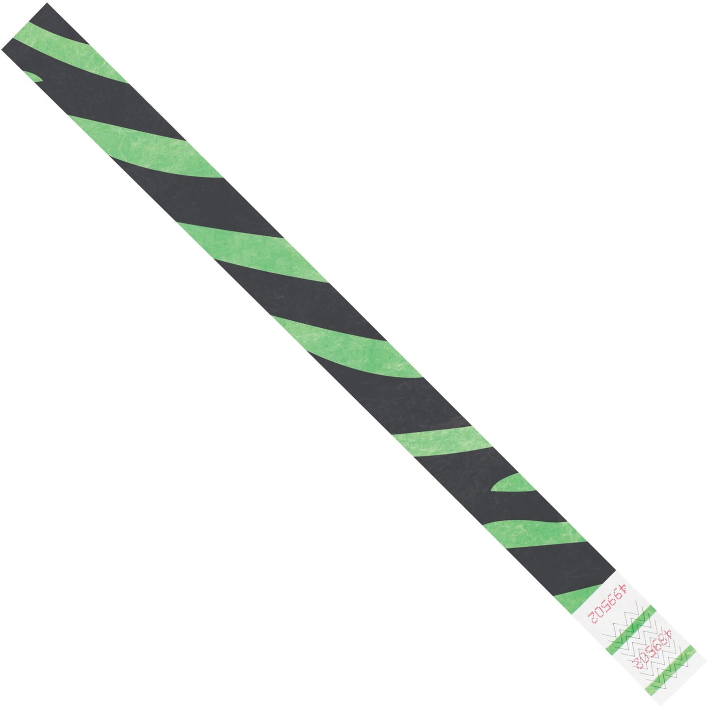 tyvek-r-3-4-x-10-green-zebra-stripe-tyvek-r-wristbands-wr108gn_1