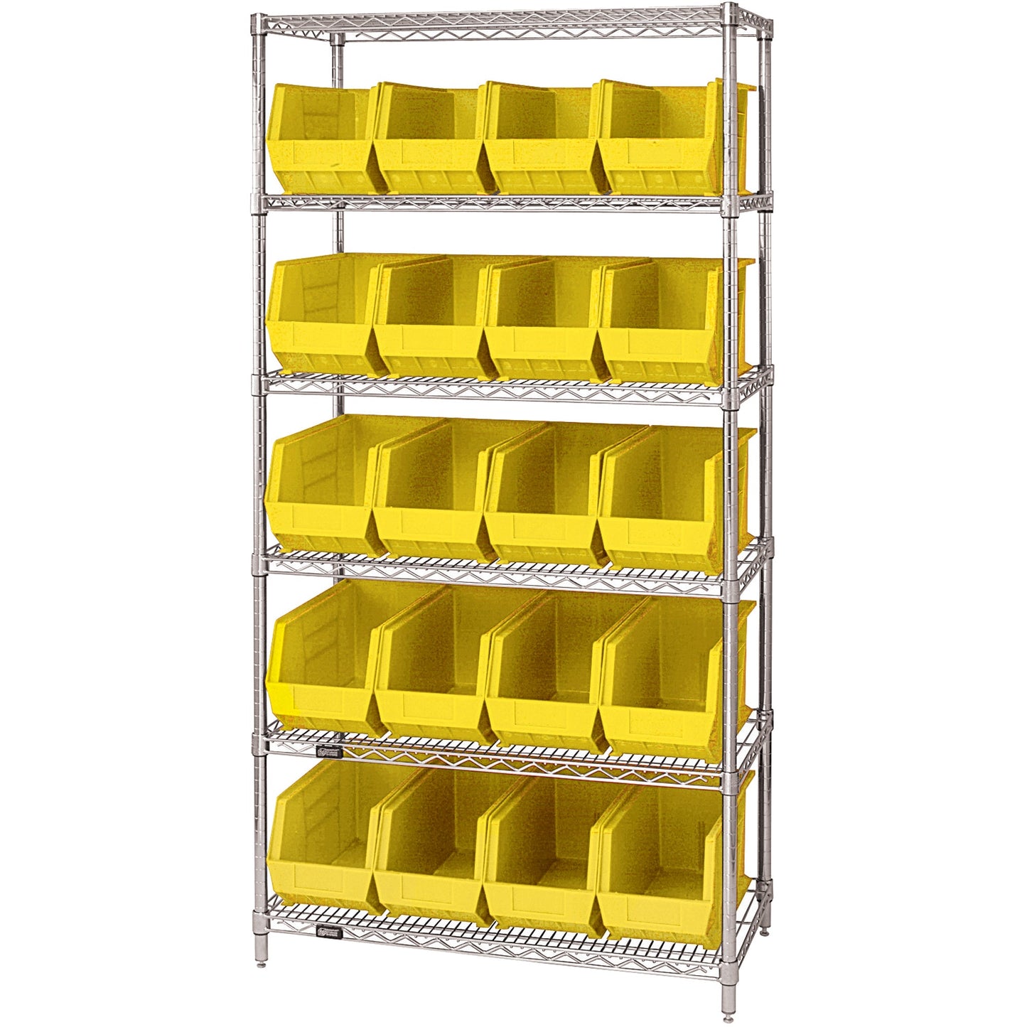 36-x-18-x-74-6-shelf-wire-shelving-unit-with-20-yellow-bins-wsbq265y_1