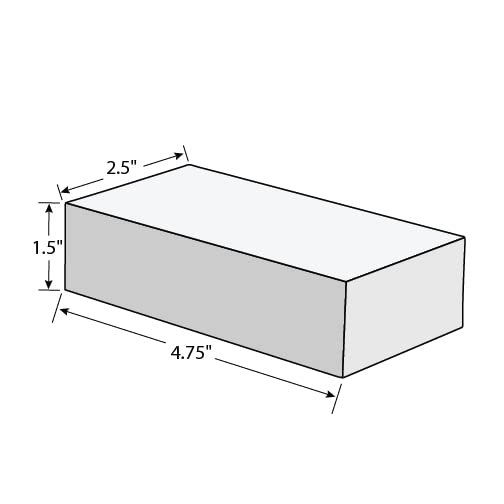 eXpunge® Cleaning Eraser Sponge, Bulk, White, 24/Case (HOSX24)