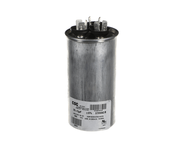 York S1-02423998700 Dual Run Capacitor, 35/5Mfd,370V,Round (YORKS1-02423998700)