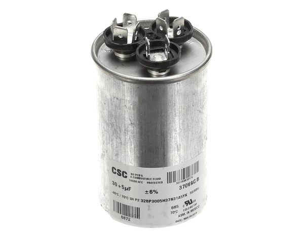 York S1-02424778700 Dual Run Capacitor, 30/5Mfd,370V,Round (YORKS1-02424778700)