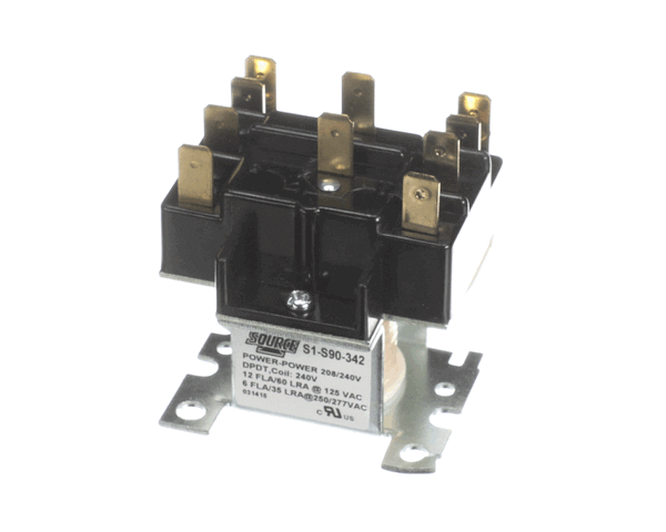 York S1-S90-342 Relay,Switch,208/240V Coil,50/60Hz,Dpdt (YORKS1-S90-342)