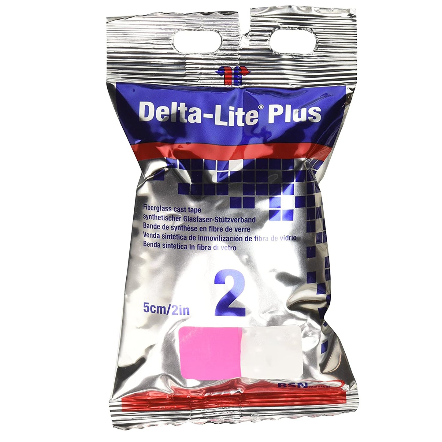 Delta-Lite® Plus Cast Tape 2 Inch X 12 Foot Fiberglass / Resin Pink (653385_BX)
