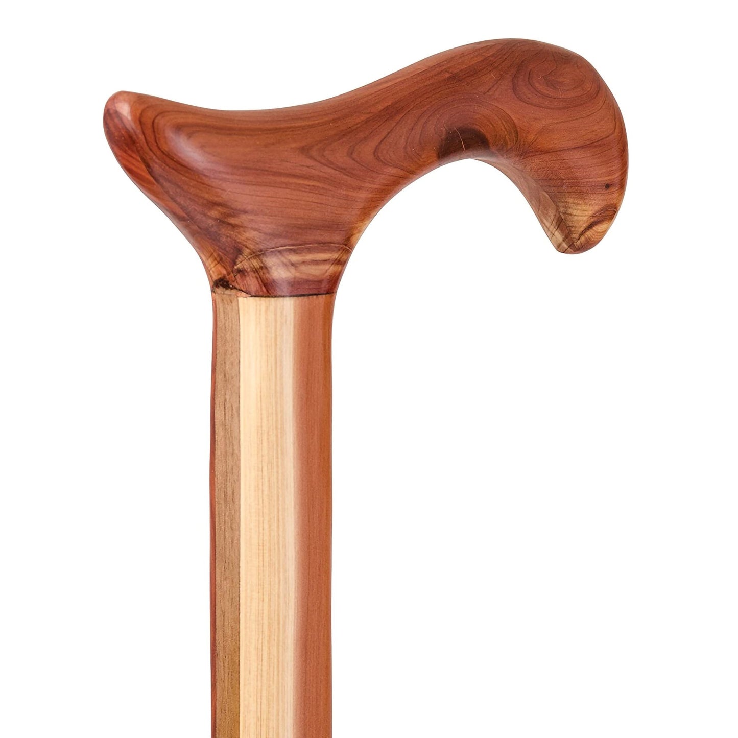 Brazos™ Twisted T-Handle Cane Wood 34 Inch Height Wood Grain (1229011_EA)