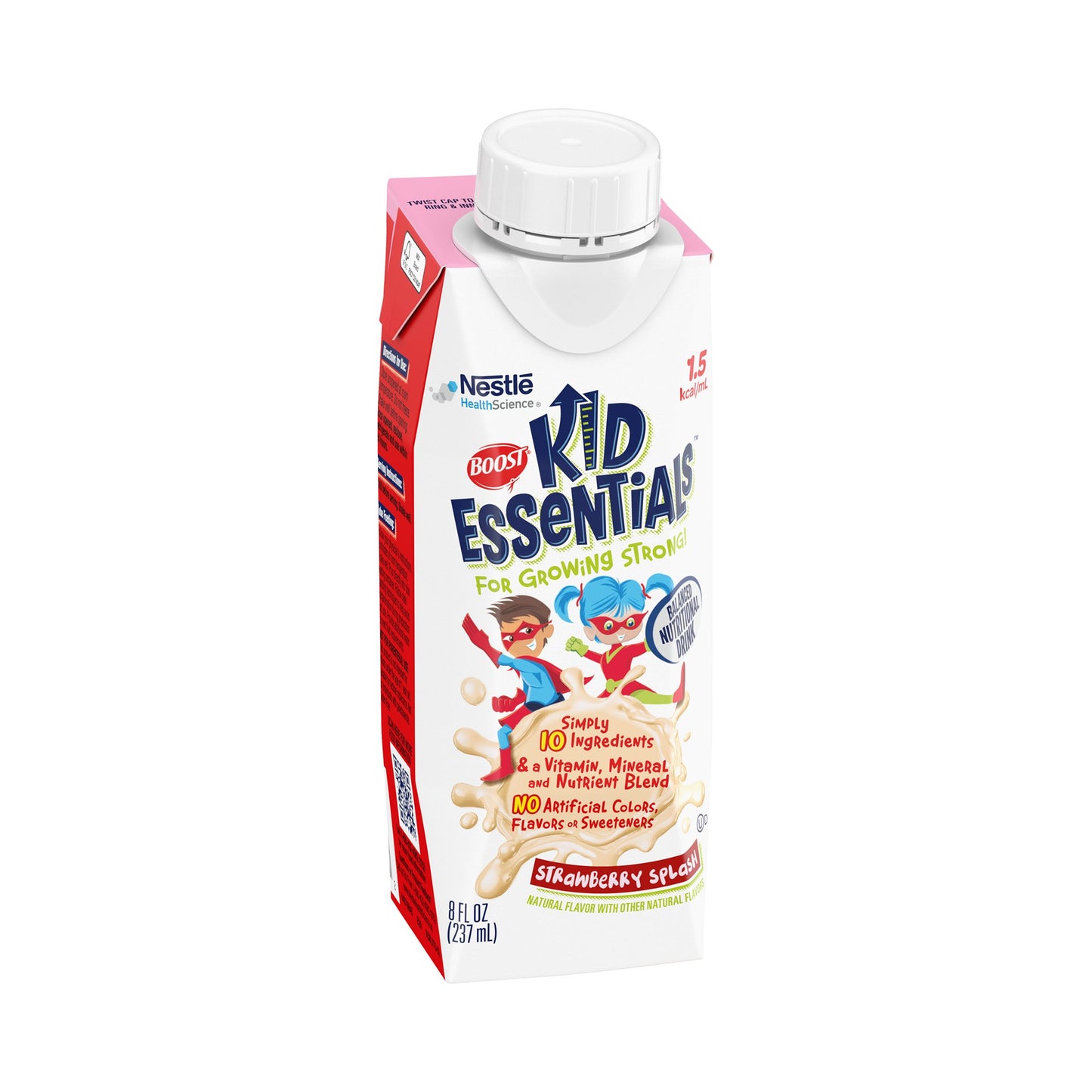 Boost® Kid Essentials™ 1.5 Pediatric Oral Supplement Strawberry Splash Flavor 8 oz. Carton Liquid Vitamins / Minerals (1178511_CS)
