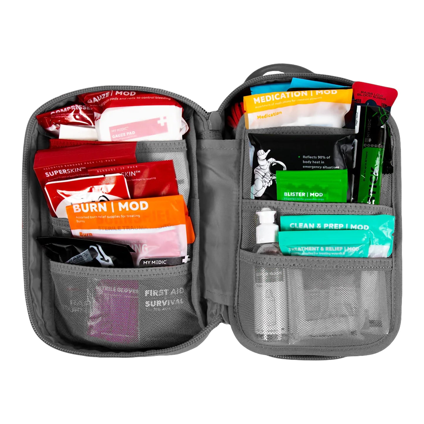 My Medic™ MYFAK Pro First Aid Kit Gray Nylon Bag (1242147_EA)