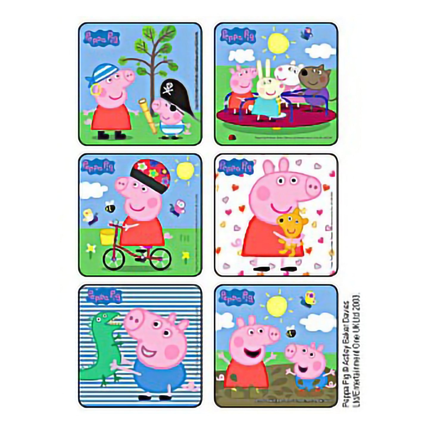 Kids Love Stickers® 75 per Roll Peppa Pig Sticker 2-1/2 Inch (1042242_RL)