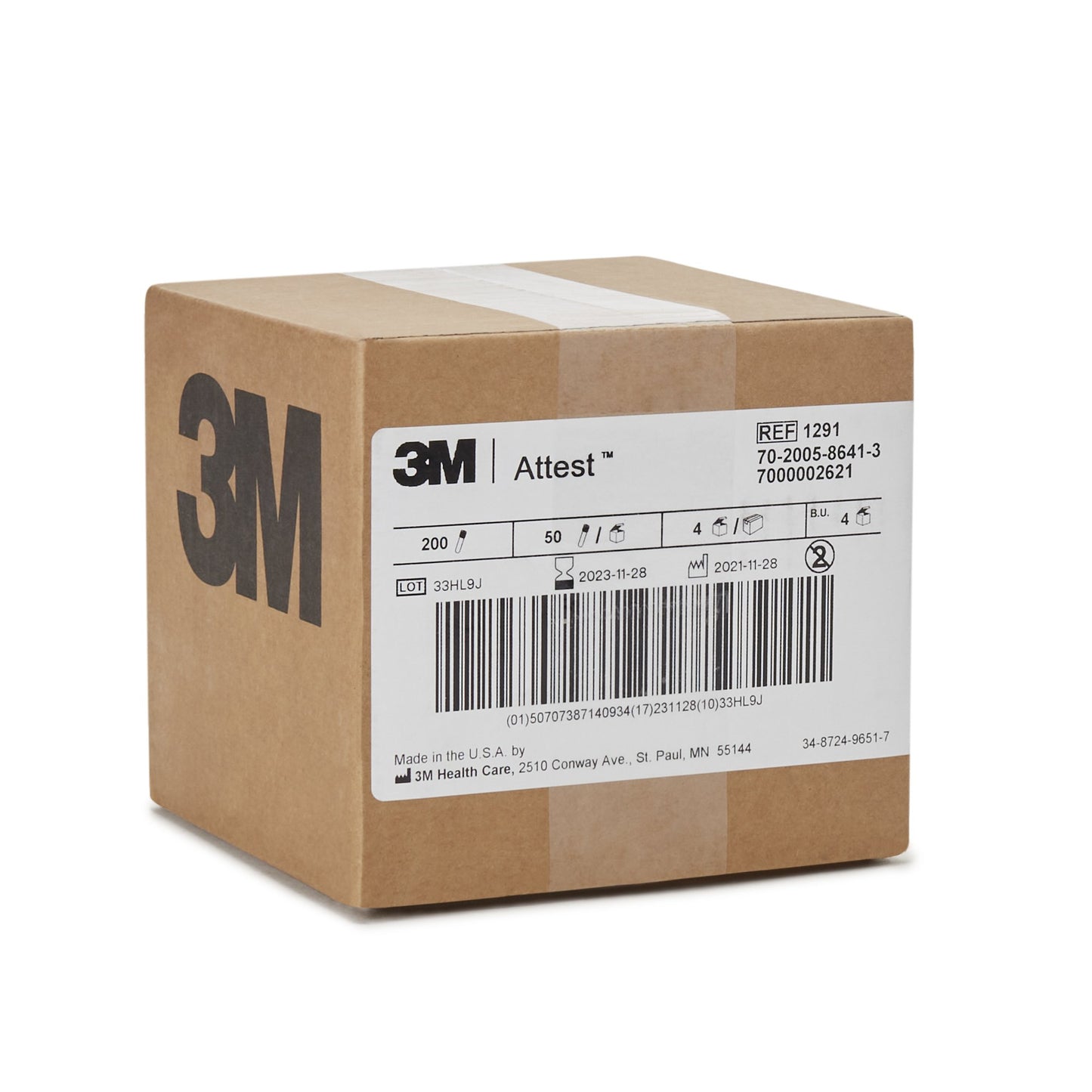 Attest™ Rapid Readout Sterilization Biological Indicator Vial Steam (196098_CS)