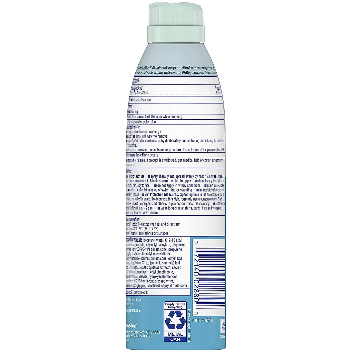 Coppertone® Pure and Simple Sunscreen SPF 50 Lotion 6 oz. Bottle (1231879_EA)