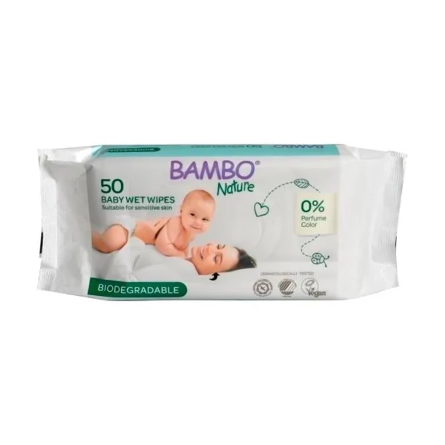 Bambo® Nature Baby Wipe Soft Pack Unscented 64 Count (1238301_CS)