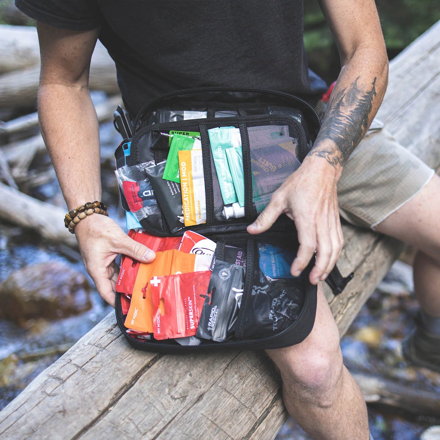 My Medic™ MYFAK Standard FIrst Aid Kit Gray Nylon Bag (1242146_EA)