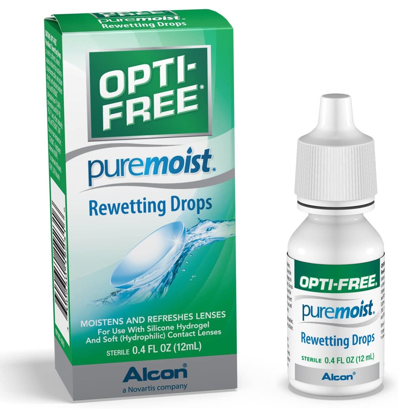 Opti-Free® Pure Moist® Contact Lens Solution 0.4 oz. Solution (798866_EA)
