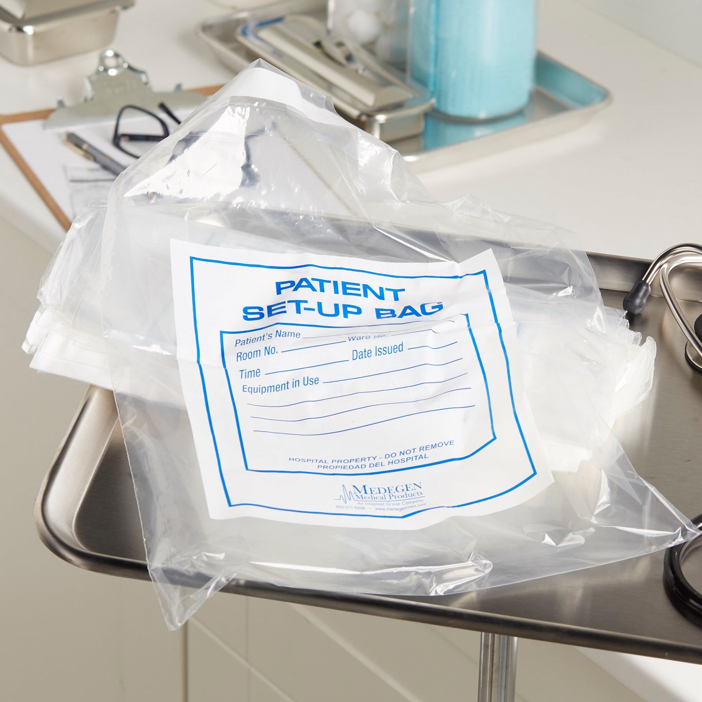 McKesson PULL-TITE™ Respiratory Set-Up Bag McKesson PULL-TITE™ (192888_CS)