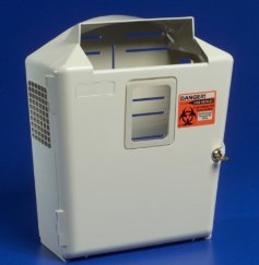 In-Room™ Sharps Container Cabinet / Wall Enclosure Plastic Wall Mount Locking (207917_CS)